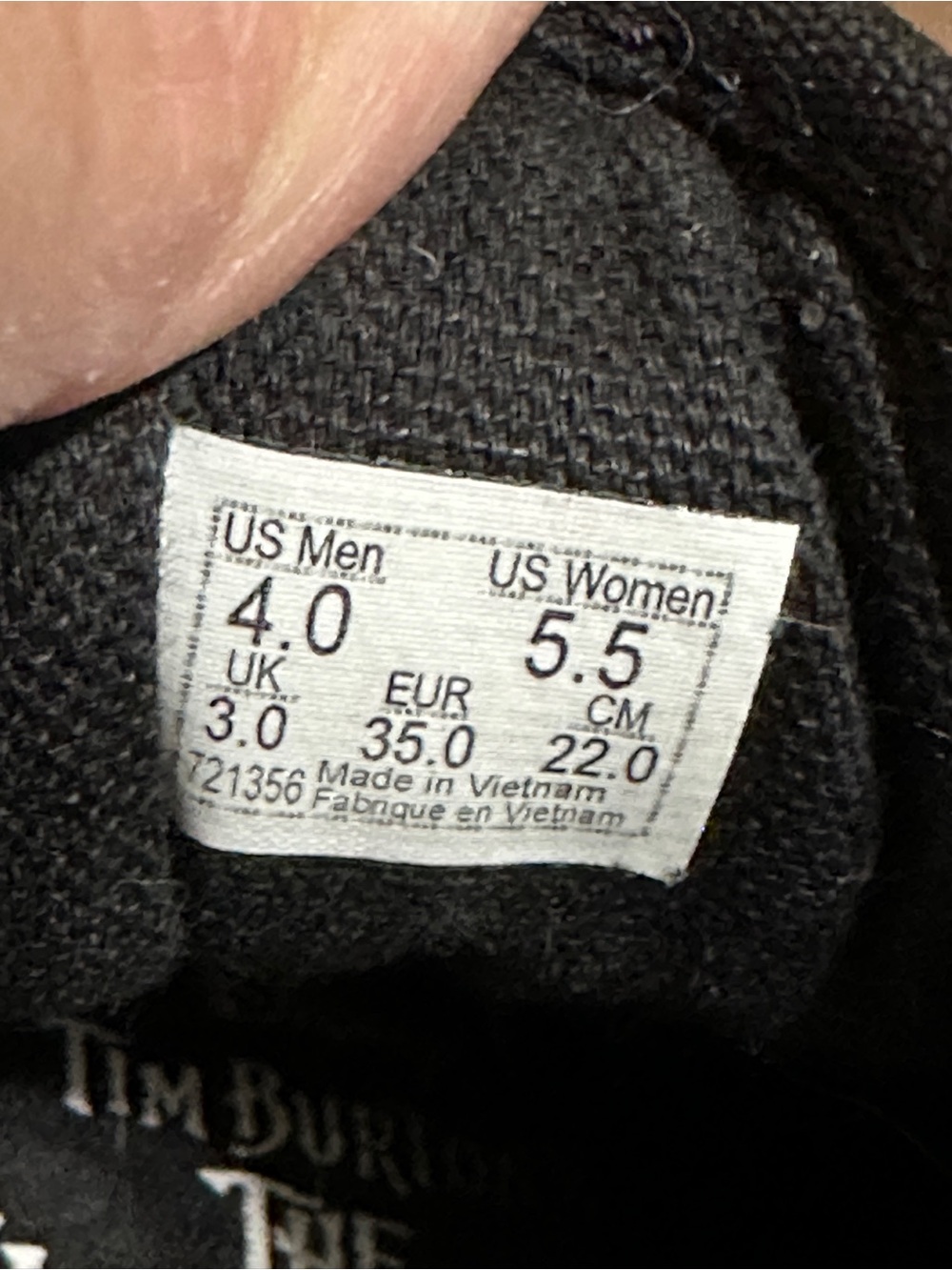 VANS Old Skool x The Nightmare Before Christmas Lock Shock and Barrel W. 5.5 M 4 - Picture 9 of 9